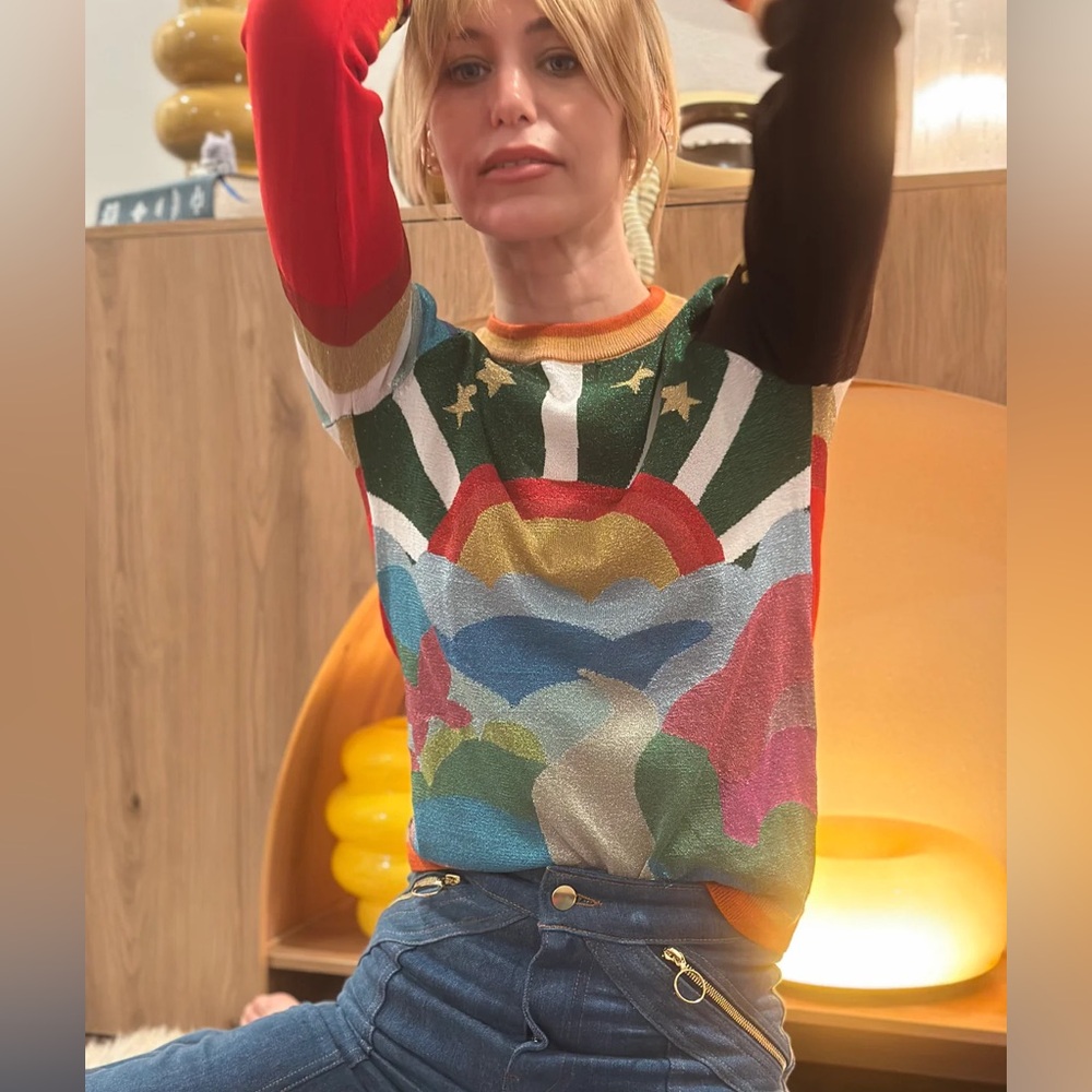Stoned Immaculate Isla Bonita Sweater size small